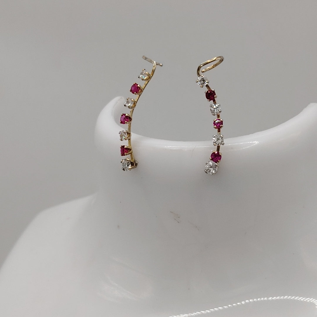 ARETES PAR ORO 10 K 1.1 GRMS (SEMINUEVO)