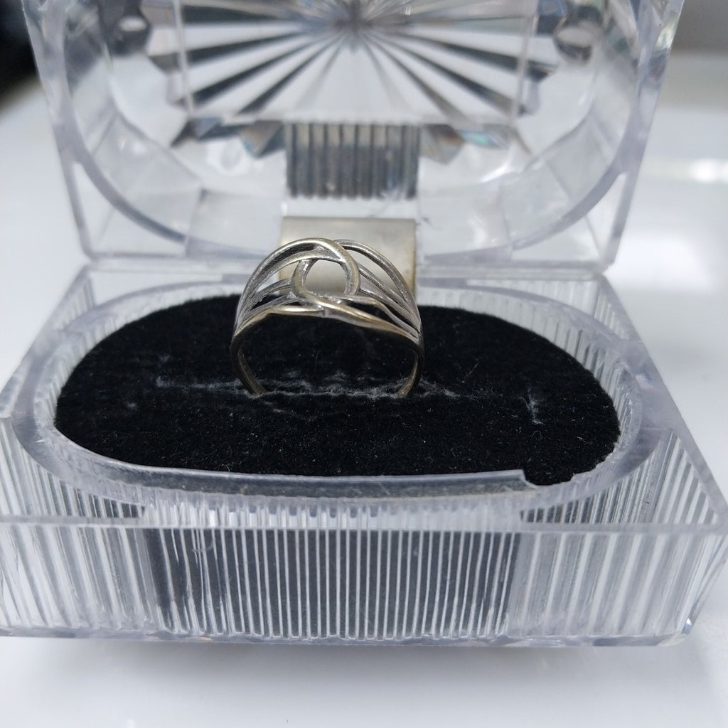 ANILLO ORO BLANCO 14 K 1.5 GRMS (SEMINUEVO)