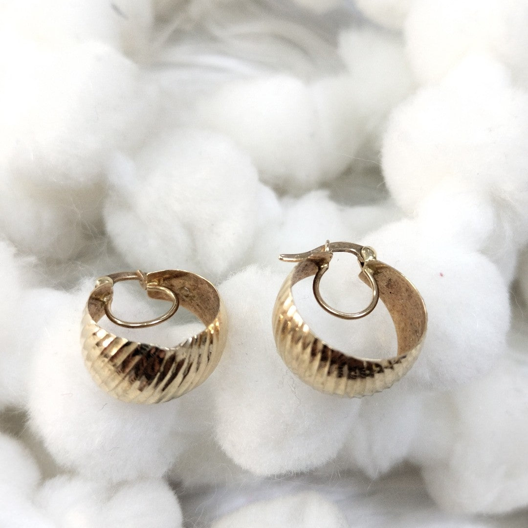 ARETES PAR ORO 14 K 2.9 GRMS (SEMINUEVO)