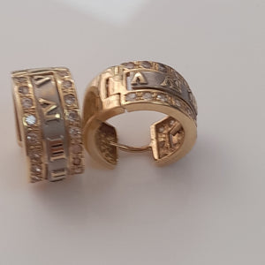 ARETES PAR ORO 14 K 8.6 GRMS (SEMINUEVO)