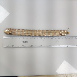 PULSERA ORO COMBINADO 14 K 16.5 GRMS (SEMINUEVO)