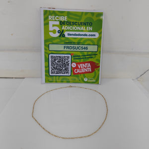 CADENA ORO 14 K 2.7 GRMS (SEMINUEVO)