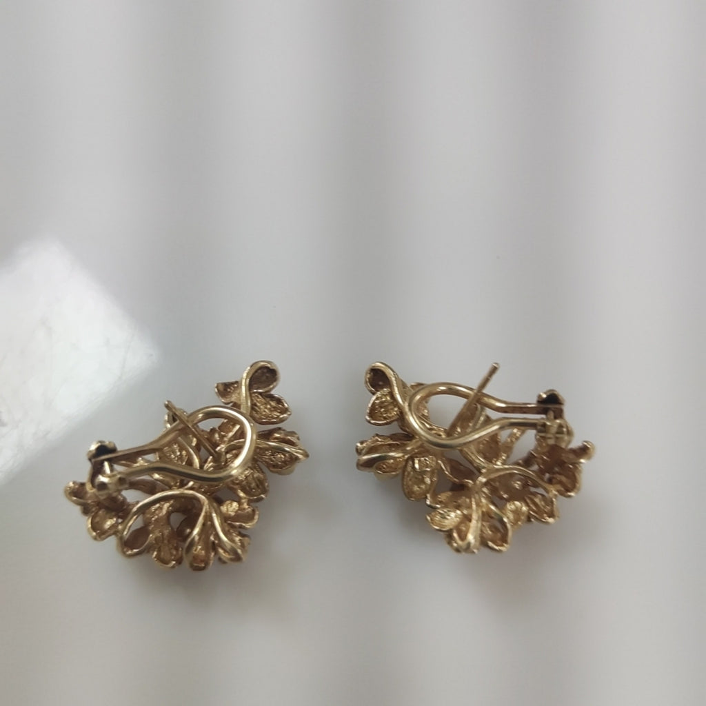 ARETES PAR ORO 14 K 10.2 GRMS (SEMINUEVO)