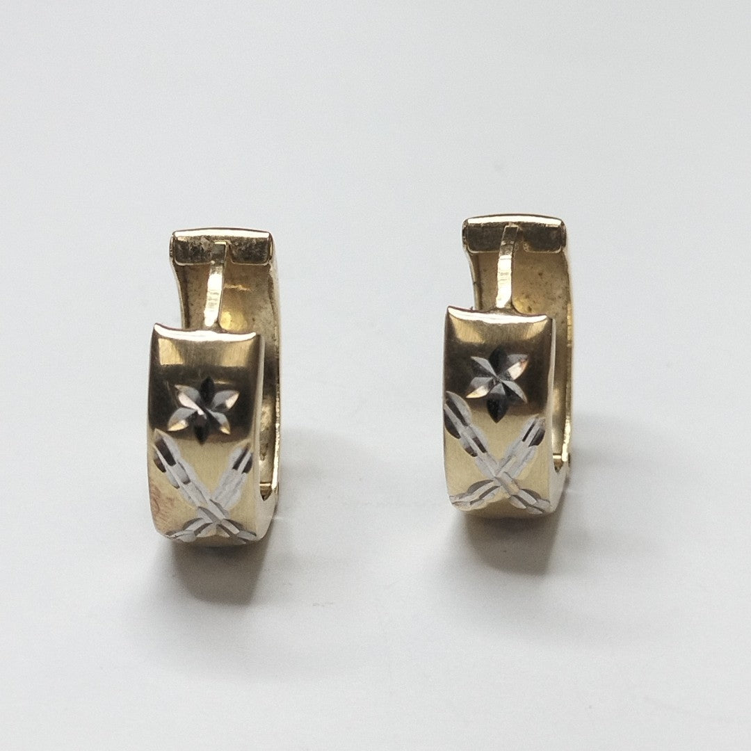 ARRACADAS PAR ORO 14 K 2,80 GRMS (SEMINUEVO)