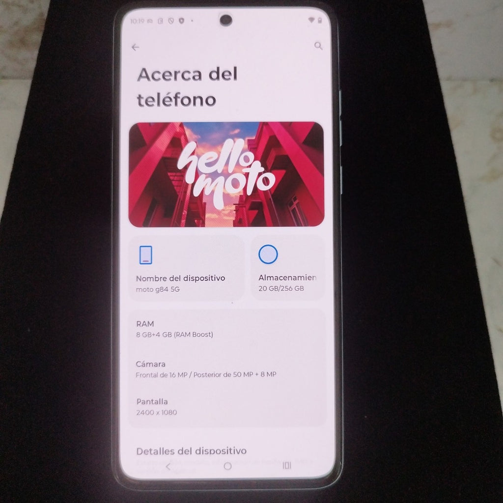 CELULAR MOTOROLA MOTO G84 XT2347-1 (2023) 256 GB 8 GB RAM (SEMINUEVO)