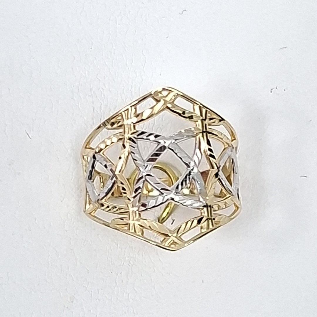 ANILLOS CON ESTRELLA CELTA 14K TALLA 6.5 2.2 GR (NUEVO)