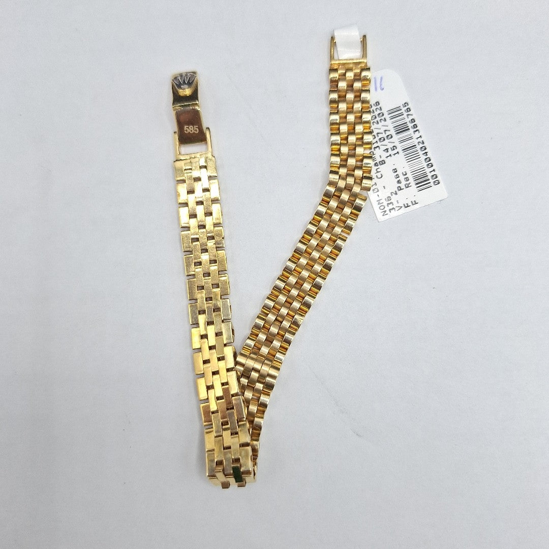 PULSERA ORO 14 K 16.2 GRMS (SEMINUEVO)