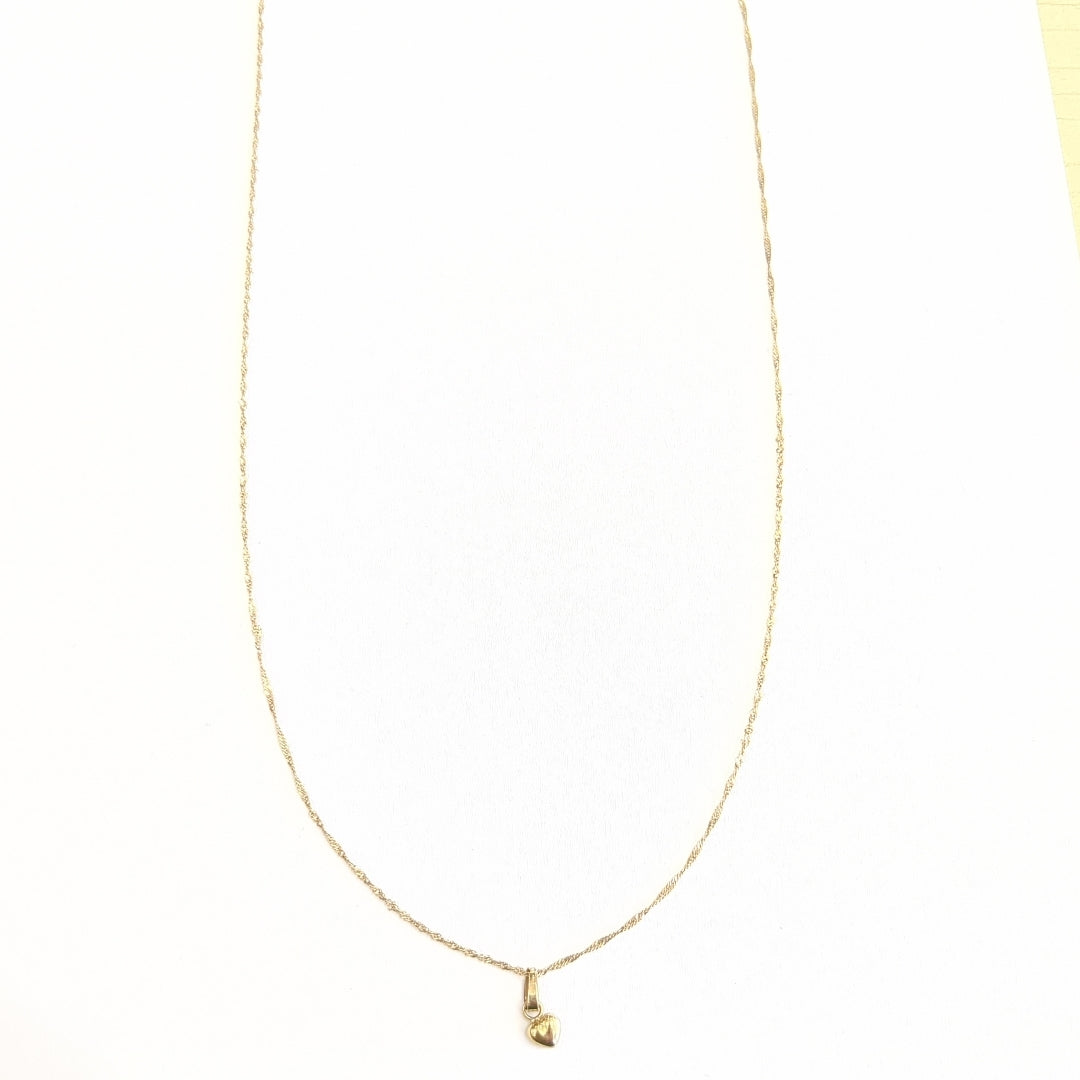 CADENA, DIJE ORO 10 K 1.5 GRMS (SEMINUEVO)