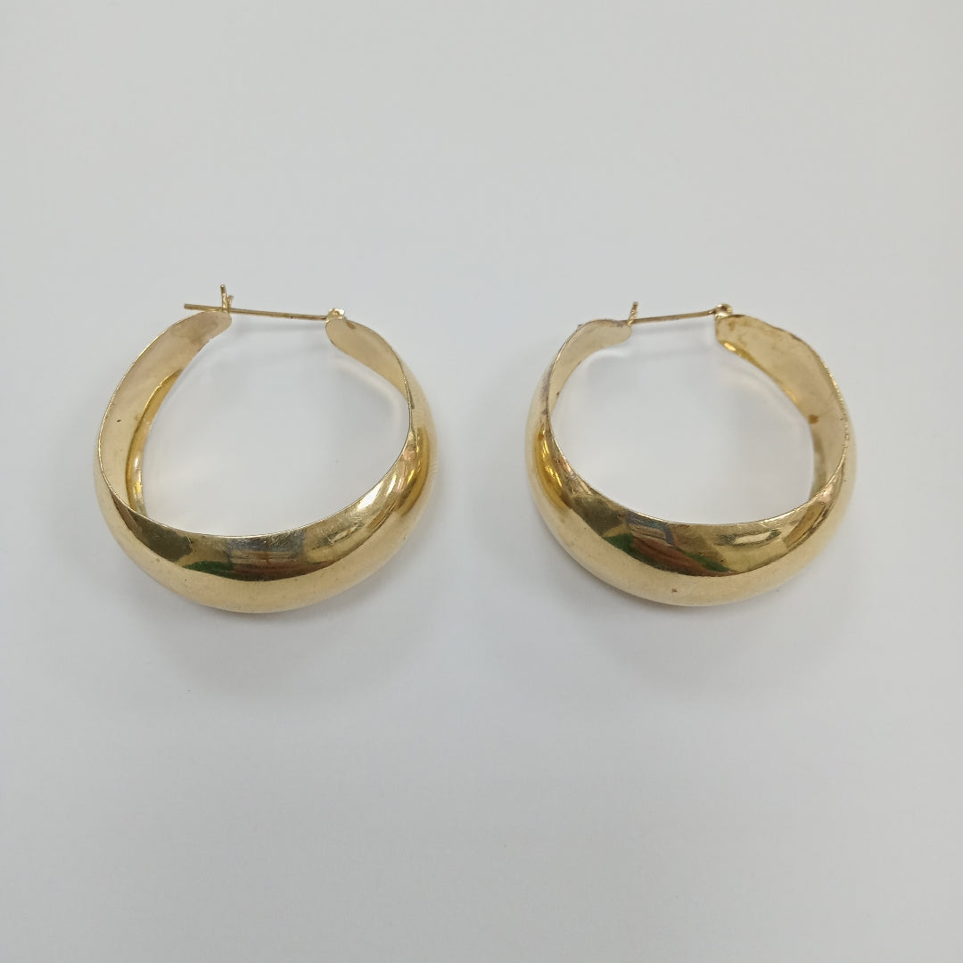 ARRACADAS PAR ORO 14 K 7.7 GRMS (SEMINUEVO)