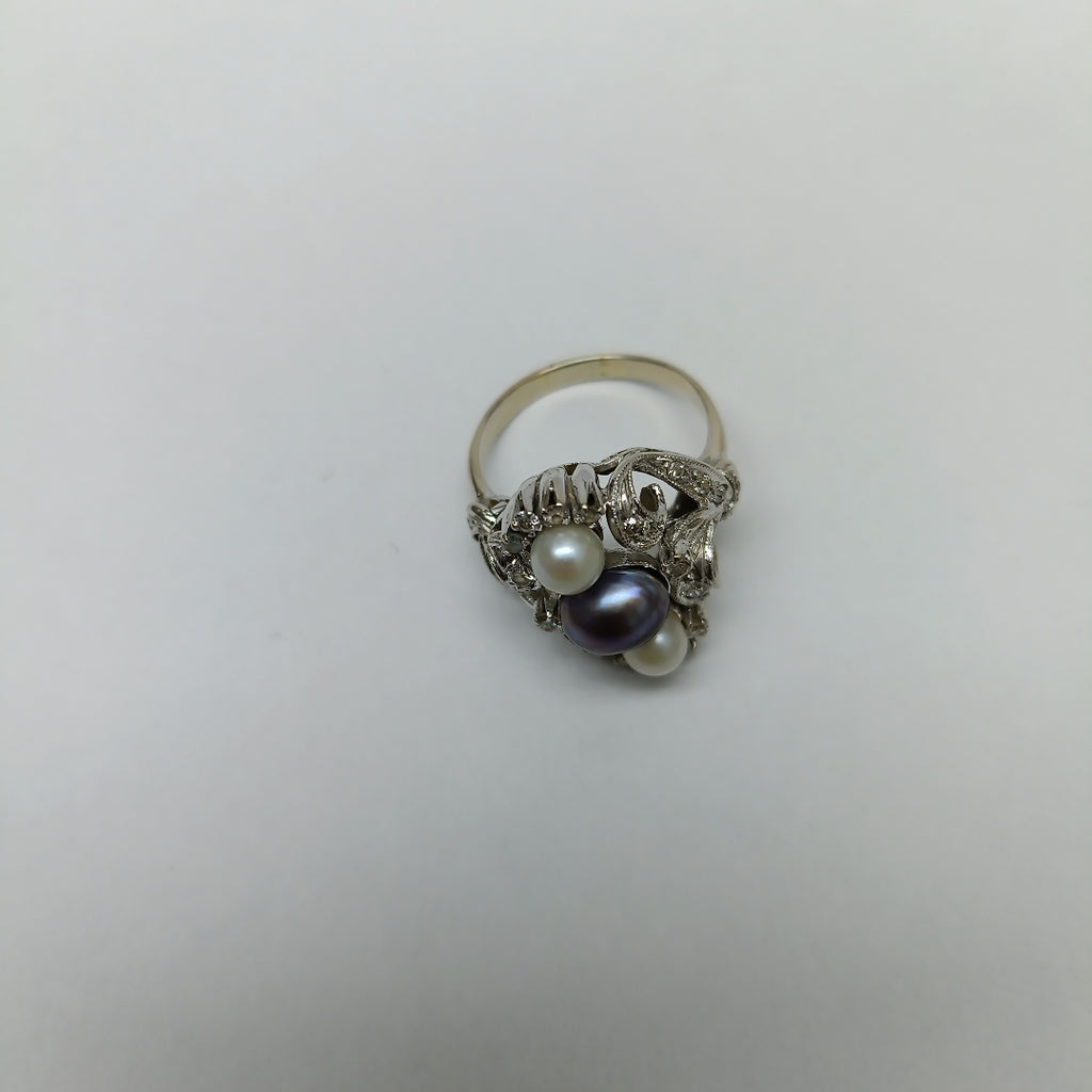ANILLITO ORO, ORO BLANCO 14 K 6.4 GRMS (SEMINUEVO)