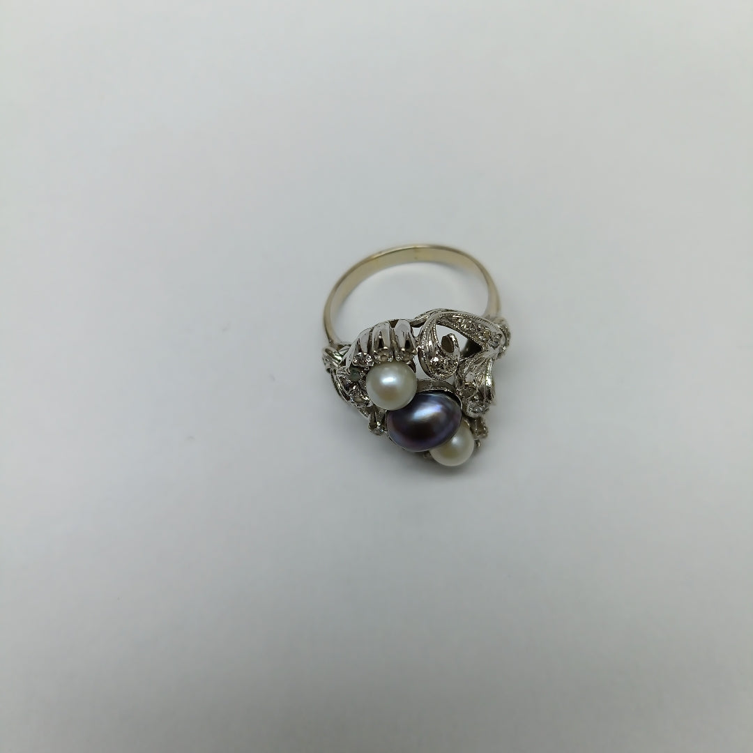 ANILLITO ORO, ORO BLANCO 14 K 6.4 GRMS (SEMINUEVO)