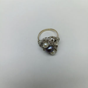 ANILLITO ORO, ORO BLANCO 14 K 6.4 GRMS (SEMINUEVO)