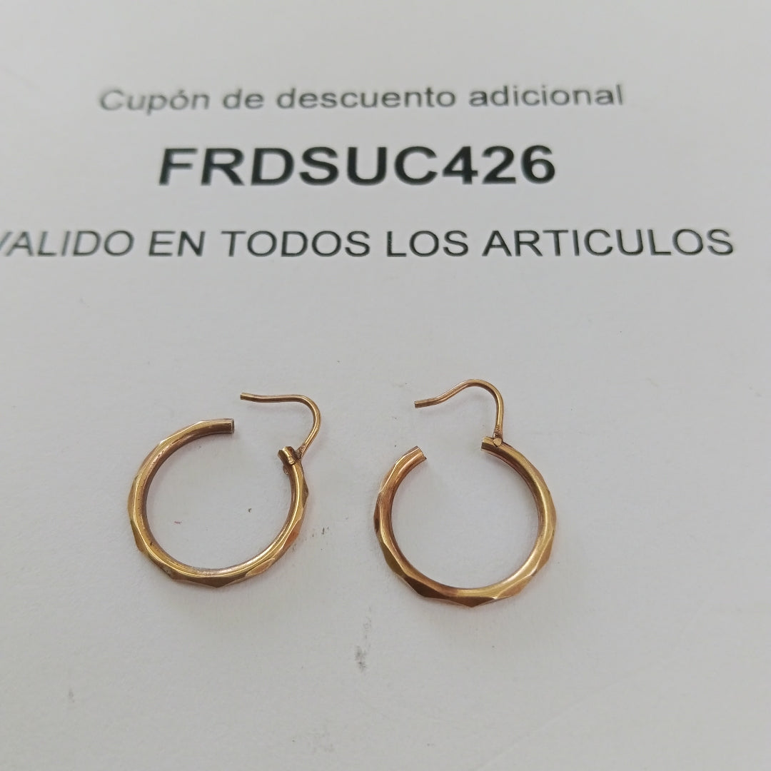 ARETES PAR ORO 10 K 0.9 GRMS (SEMINUEVO)