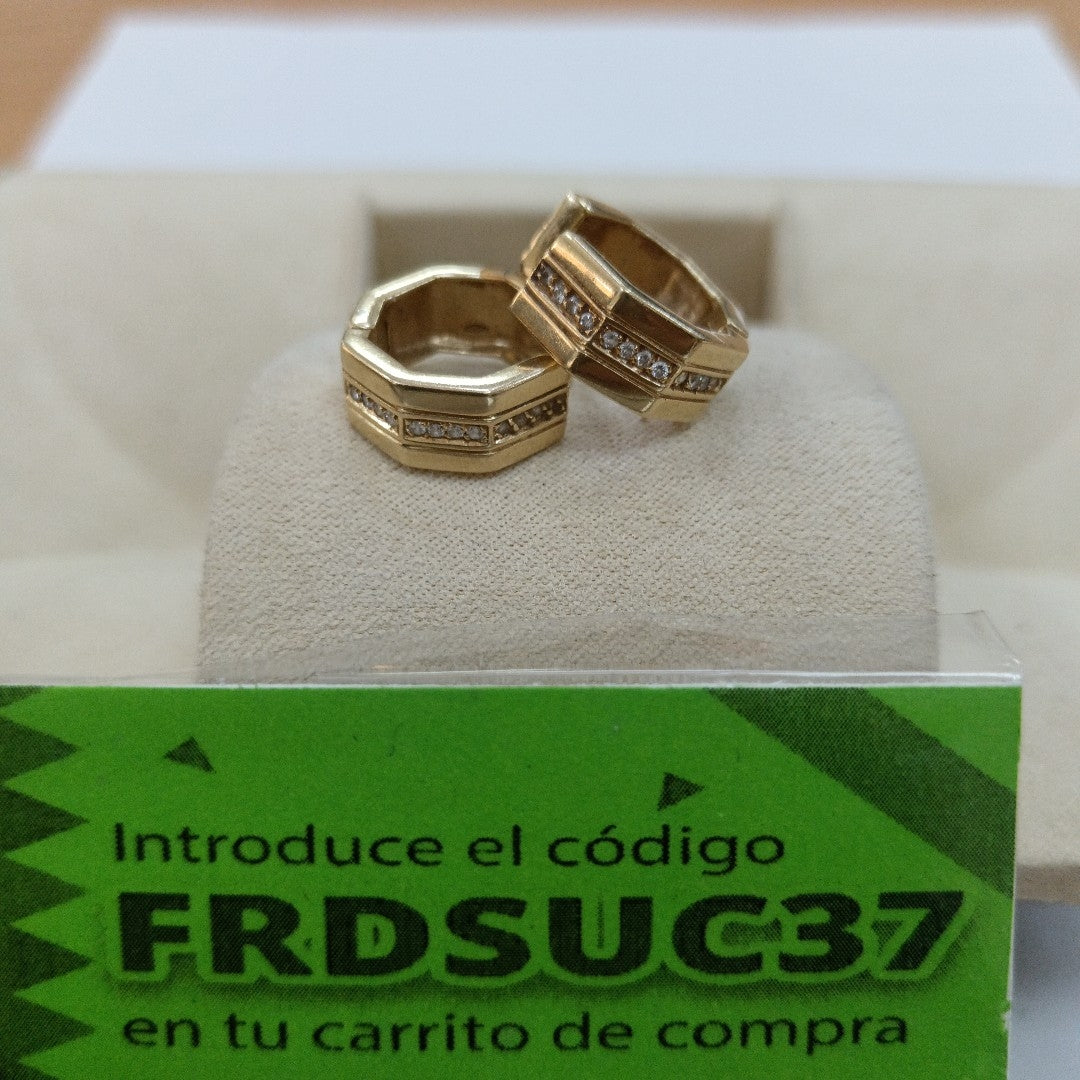 ARRACADAS PAR ORO 14 K 8,00 GRMS (SEMINUEVO)