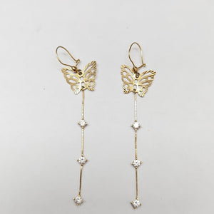 ARETES PAR ORO 14 K 2.2 GRMS (SEMINUEVO)