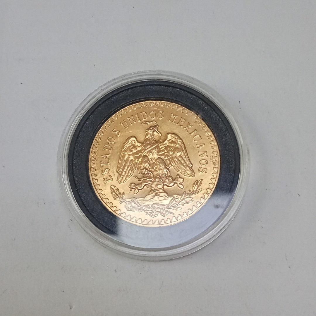K1 41.6 GRMS 21 K IDENTIFICACIÓN MONEDA NOMINATIVA MONEDAS PESOS 50 PESOS (SEMINUEVO)