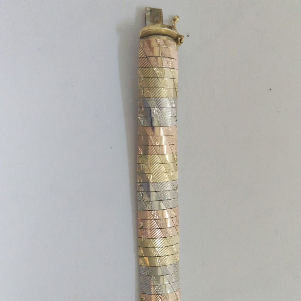 PULSERA ORO COMBINADO 14 K 19,70 GRMS (SEMINUEVO)
