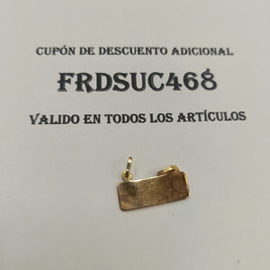 MEDALLA PERSONAL ORO 10 K 2.5 GRMS (SEMINUEVO)