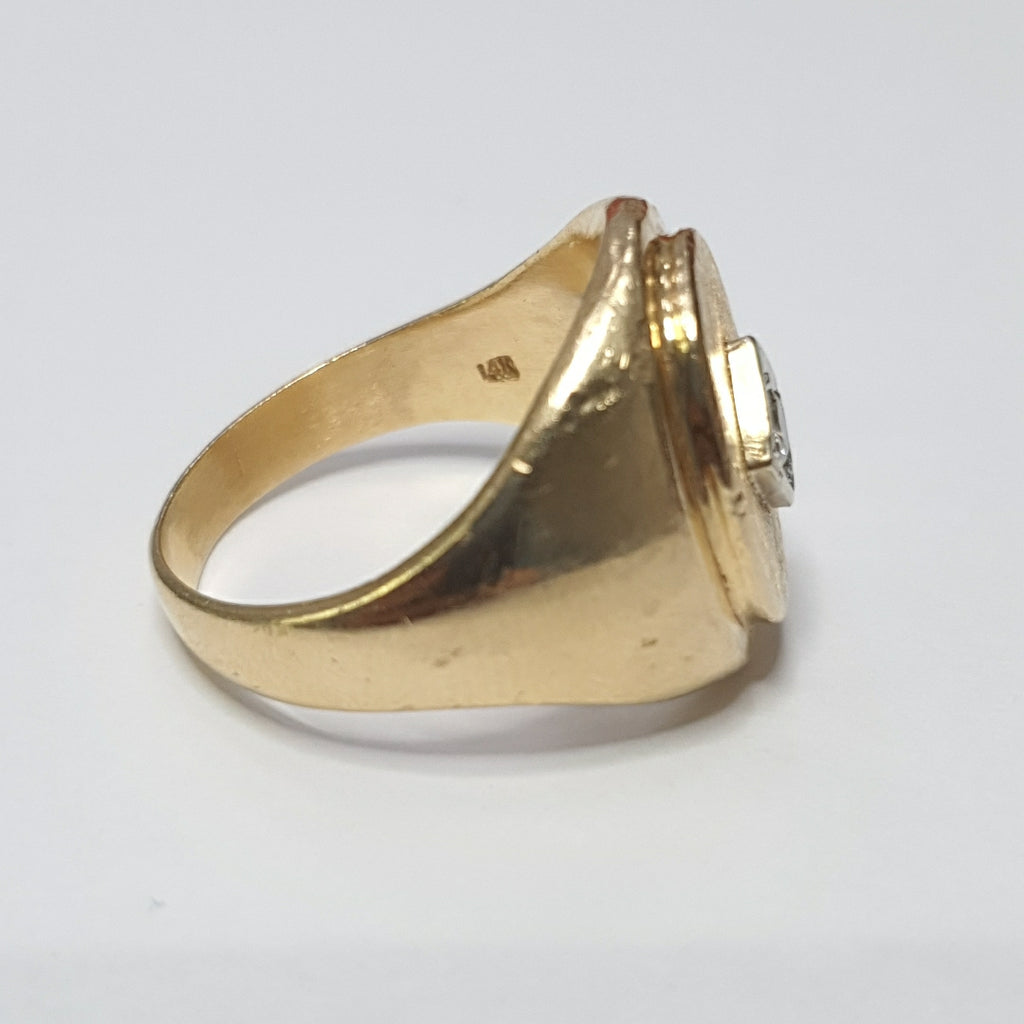 ANILLO ORO 14 K 15,70 GRMS (SEMINUEVO)