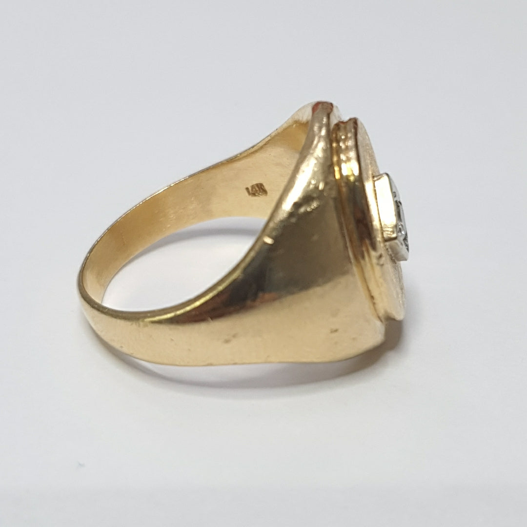 ANILLO ORO 14 K 15,70 GRMS (SEMINUEVO)