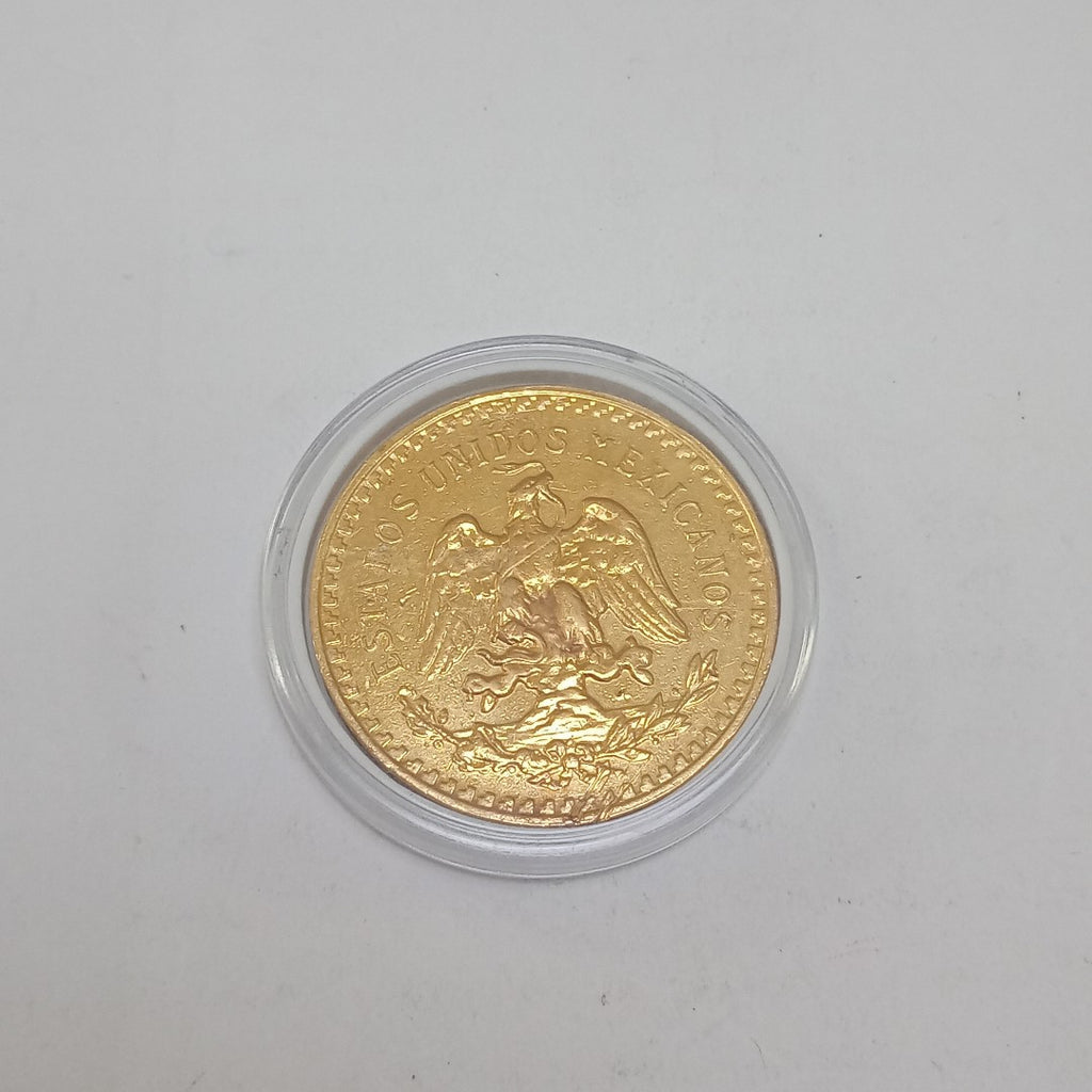 K1 41.6 GRMS 21 K IDENTIFICACIÓN MONEDA NOMINATIVA MONEDAS PESOS 50 PESOS (SEMINUEVO)