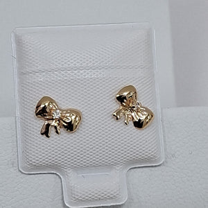 BROQUELES BROQUEL FIG MOÑO C CIRCONIA 14K 0.2441 GR (NUEVO)