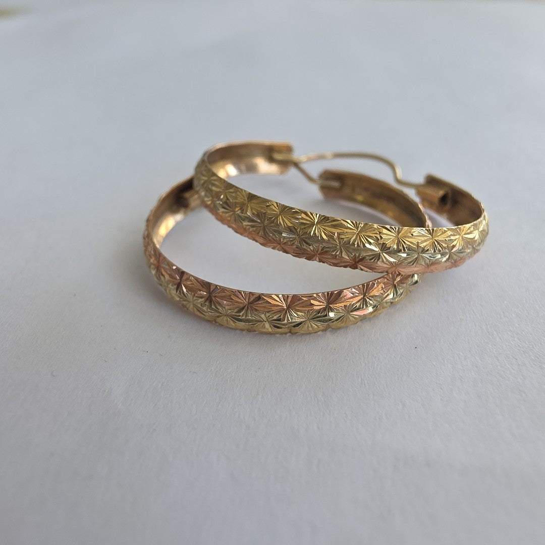 ARRACADAS PAR ORO COMBINADO 10 K 2.1 GRMS (SEMINUEVO)
