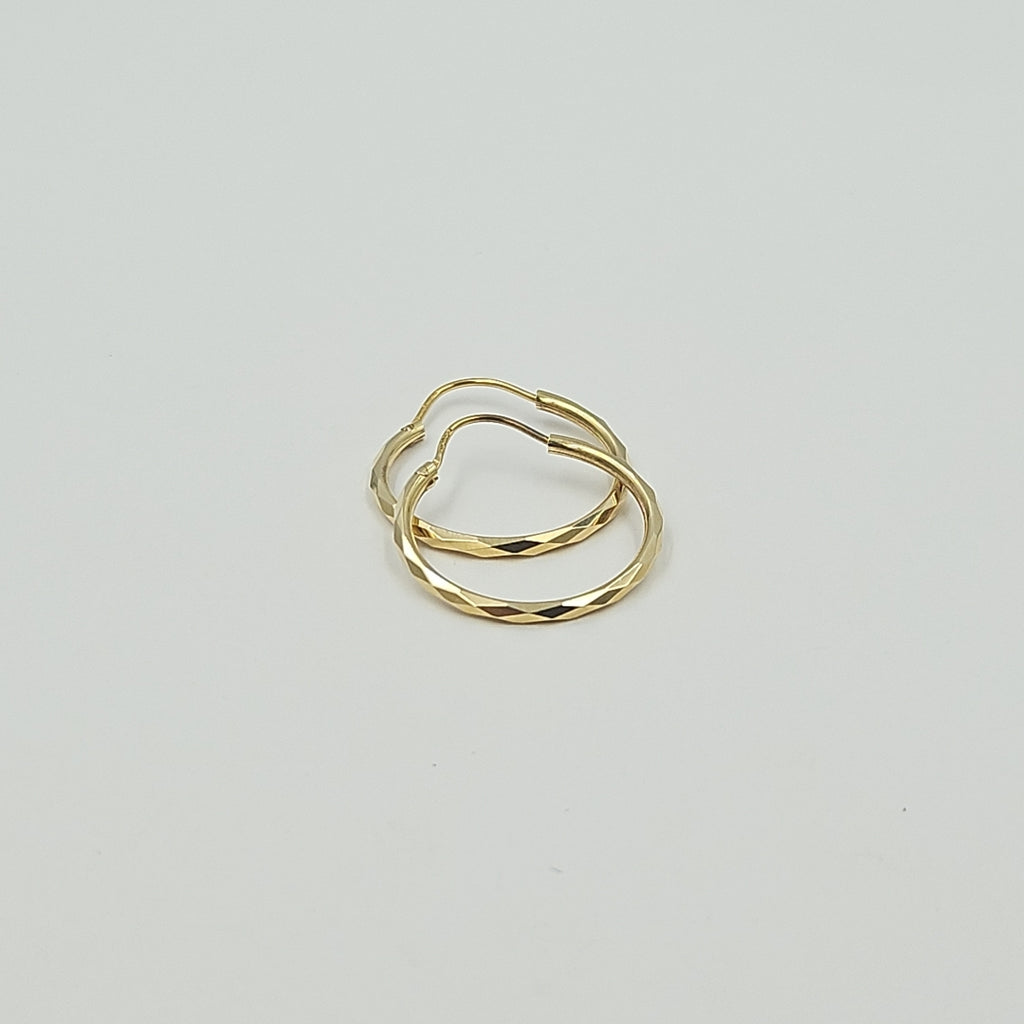 ARRACADAS PAR ORO 14 K 1.6 GRMS (SEMINUEVO)