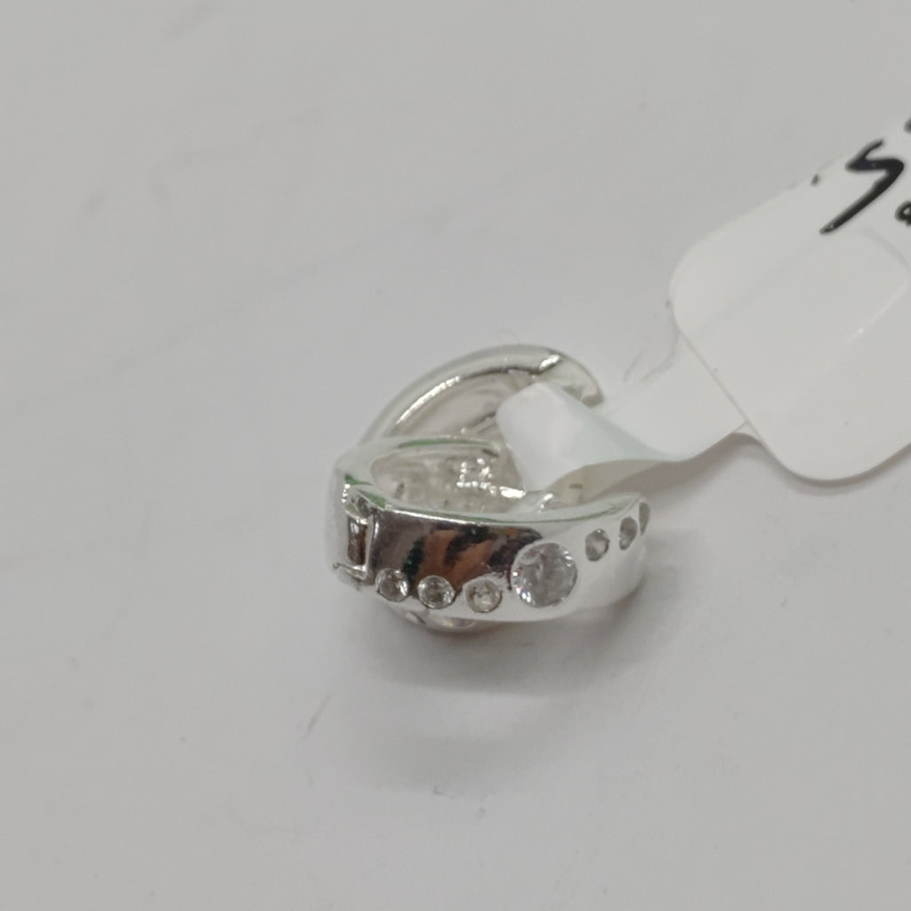 ARRACADAS C/CIRCONIAS PLATA .925 2.4 GR (NUEVO)