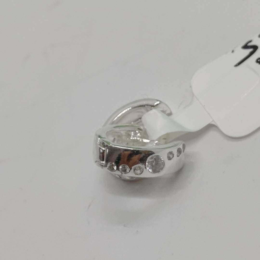 ARRACADAS C/CIRCONIAS PLATA .925 2.4 GR (NUEVO)