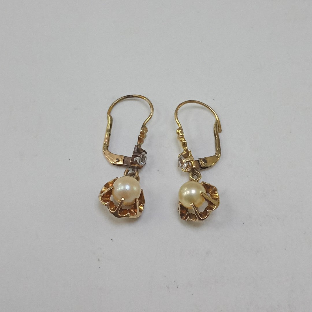 ARETES PAR ORO 10 K 3.2 GRMS (SEMINUEVO)