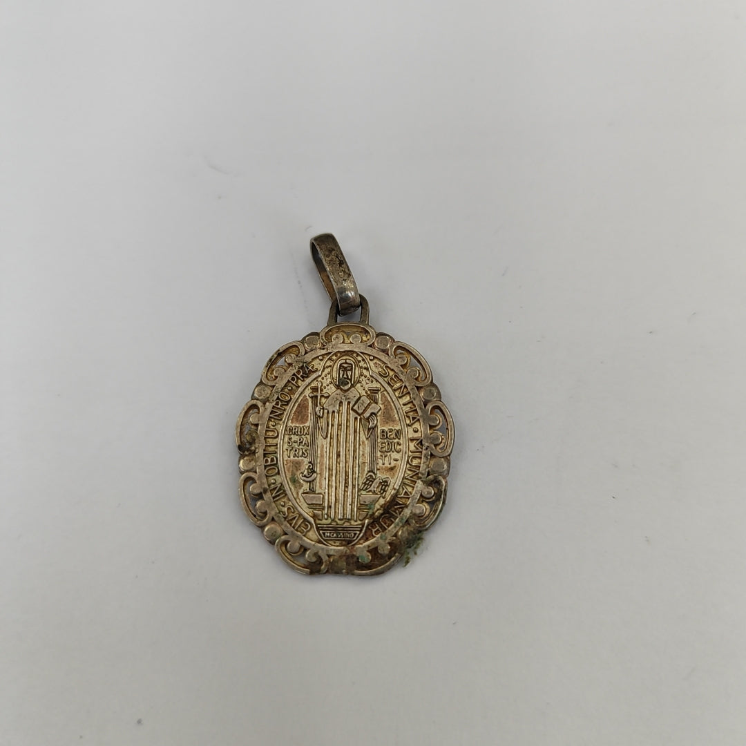 DIJE,MEDALLA RELIGIOSA PLATA 7,10 GRMS (SEMINUEVO)