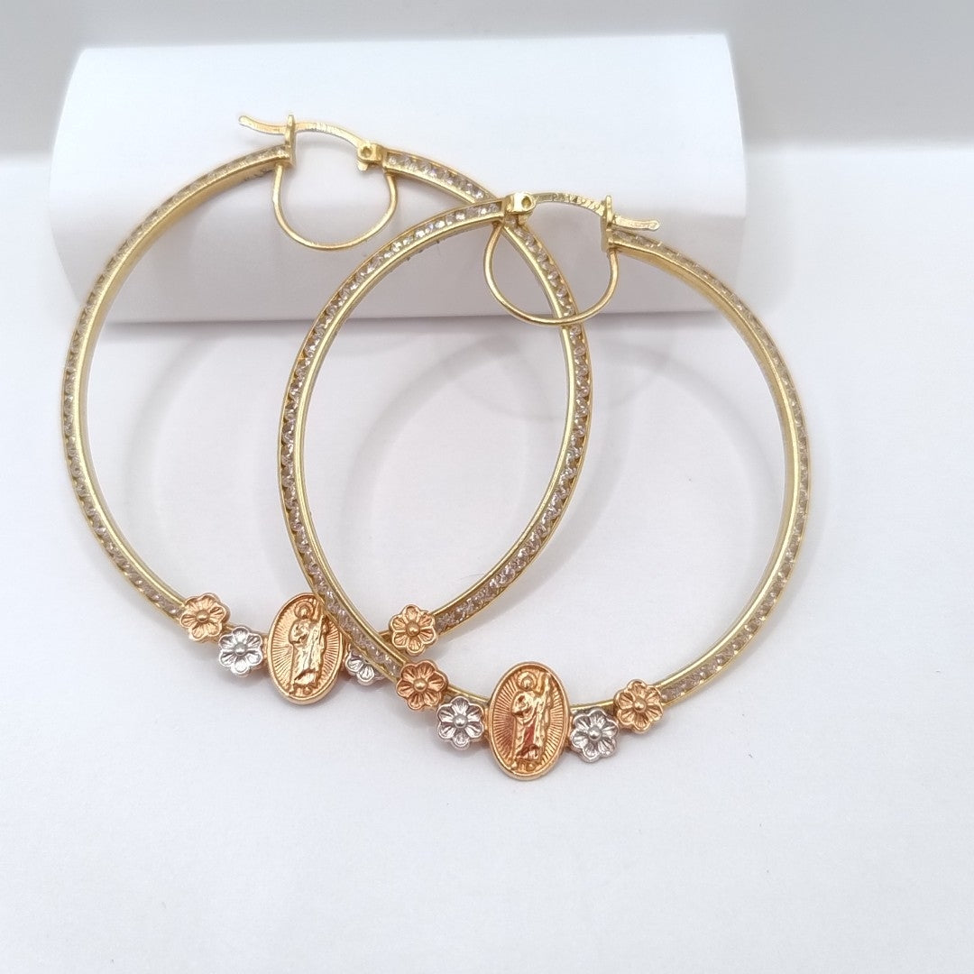 ARRACADAS PAR ORO 14 K 5,00 GRMS (SEMINUEVO)