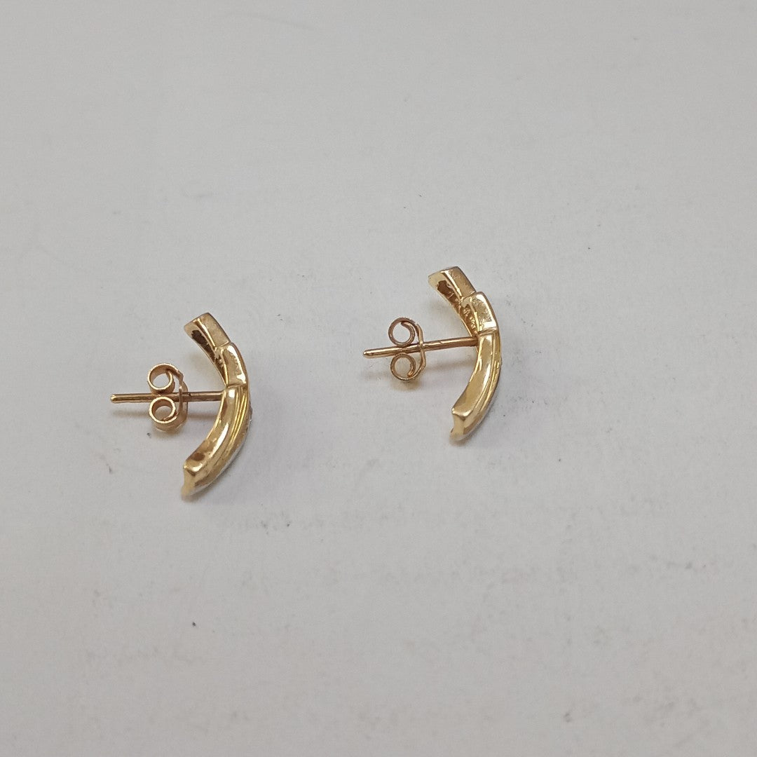 ARETES PAR ORO 14 K 2.7 GRMS (SEMINUEVO)