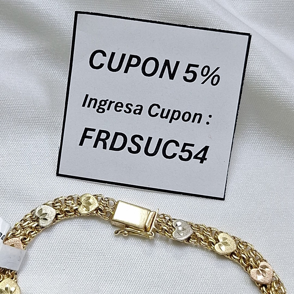 PULSERA ORO 14 K 8,90 GRMS (SEMINUEVO)