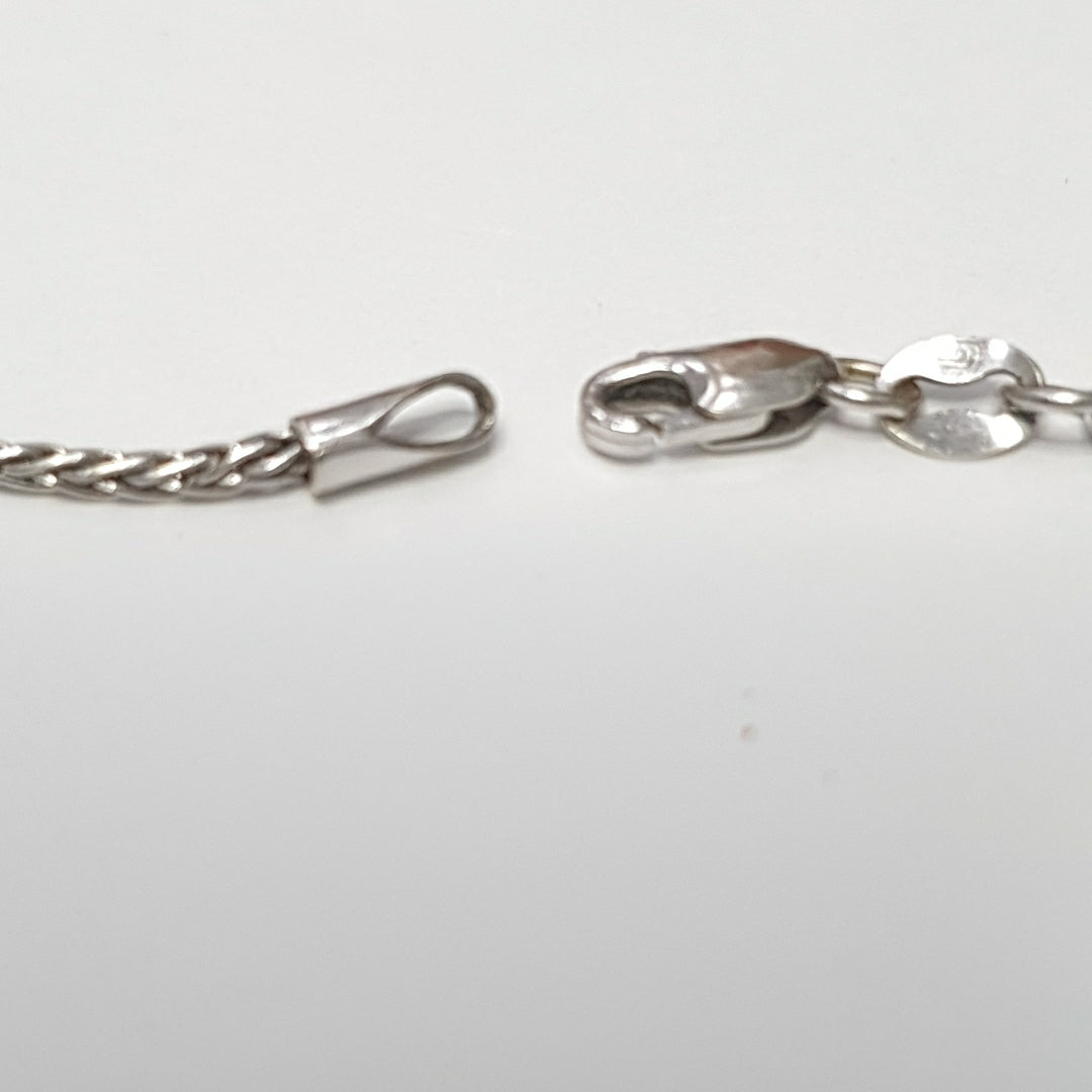 GARGANTILLA ORO BLANCO 14 K 3,50 GRMS (SEMINUEVO)