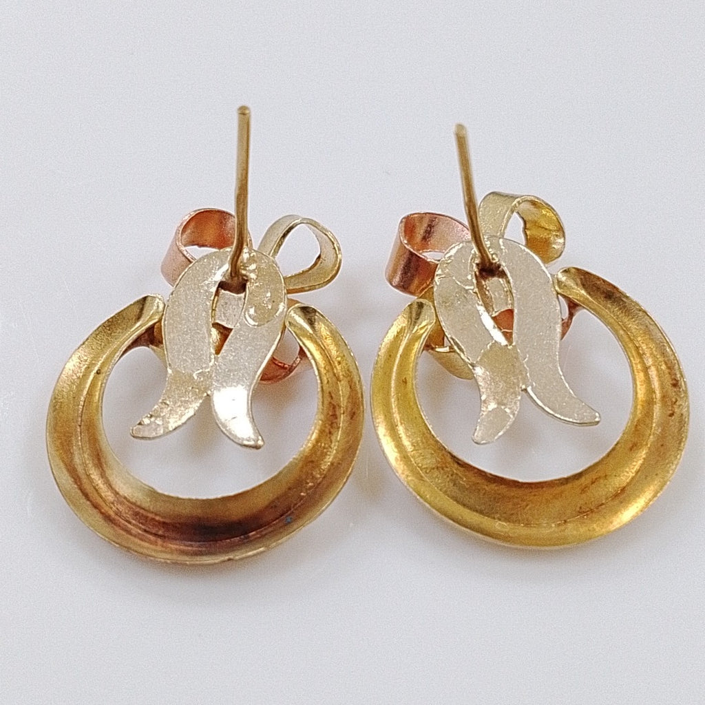 ARETES PAR ORO 14 K 4.8 GRMS (SEMINUEVO)