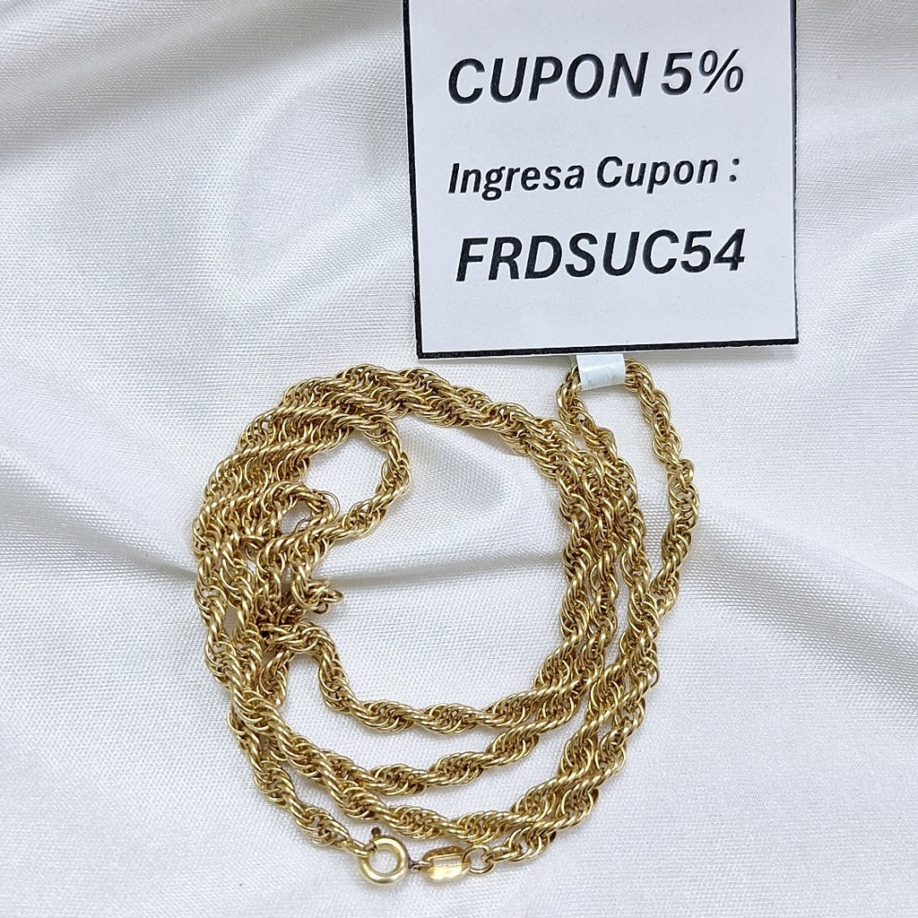 CADENA ORO 14 K 13.5 GRMS (SEMINUEVO)