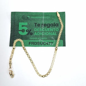 PULSERA BISMARK 14K 18 CM 2.4 GR (NUEVO)