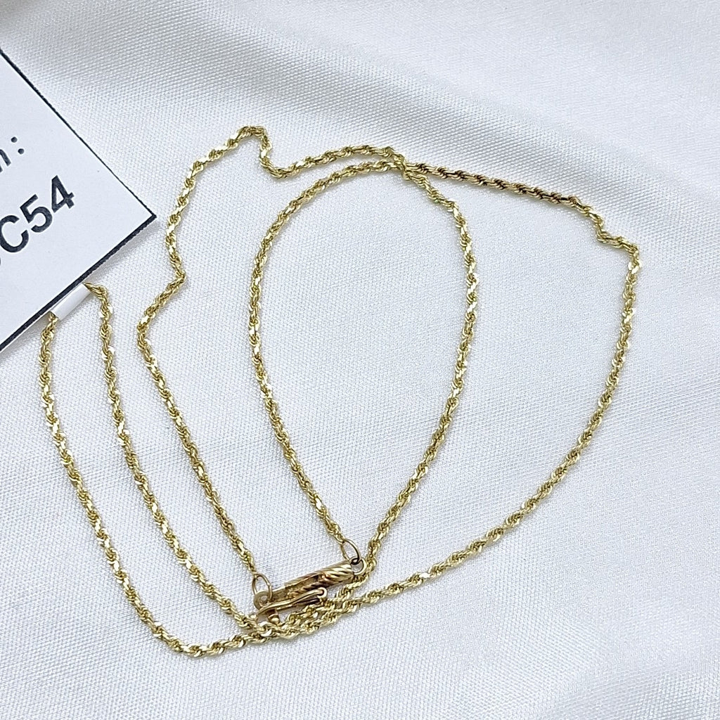 CADENA ORO 14 K 4,00 GRMS (SEMINUEVO)