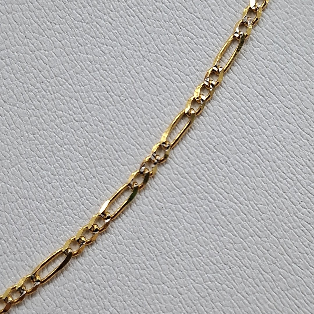 CADENA 3X1 14K 50 CM 3.4 GR (NUEVO)
