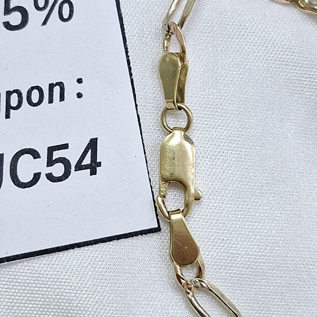 CADENA ORO COMBINADO 14 K 12,70 GRMS (SEMINUEVO)