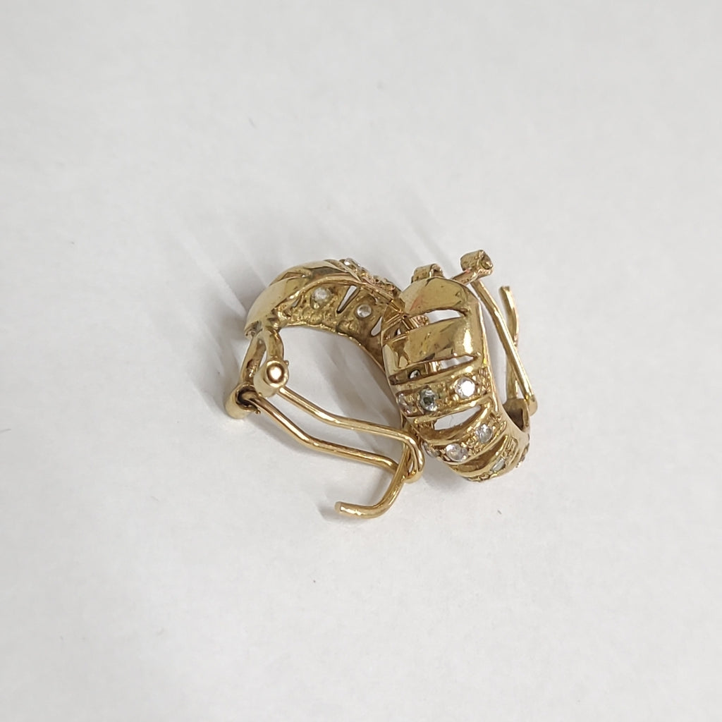 ARETES PAR ORO 10 K 4 GRMS (SEMINUEVO)