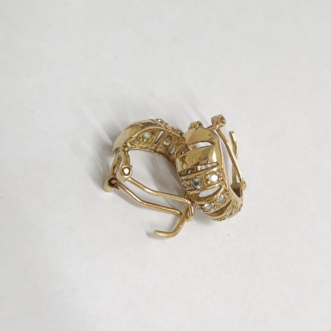 ARETES PAR ORO 10 K 4 GRMS (SEMINUEVO)