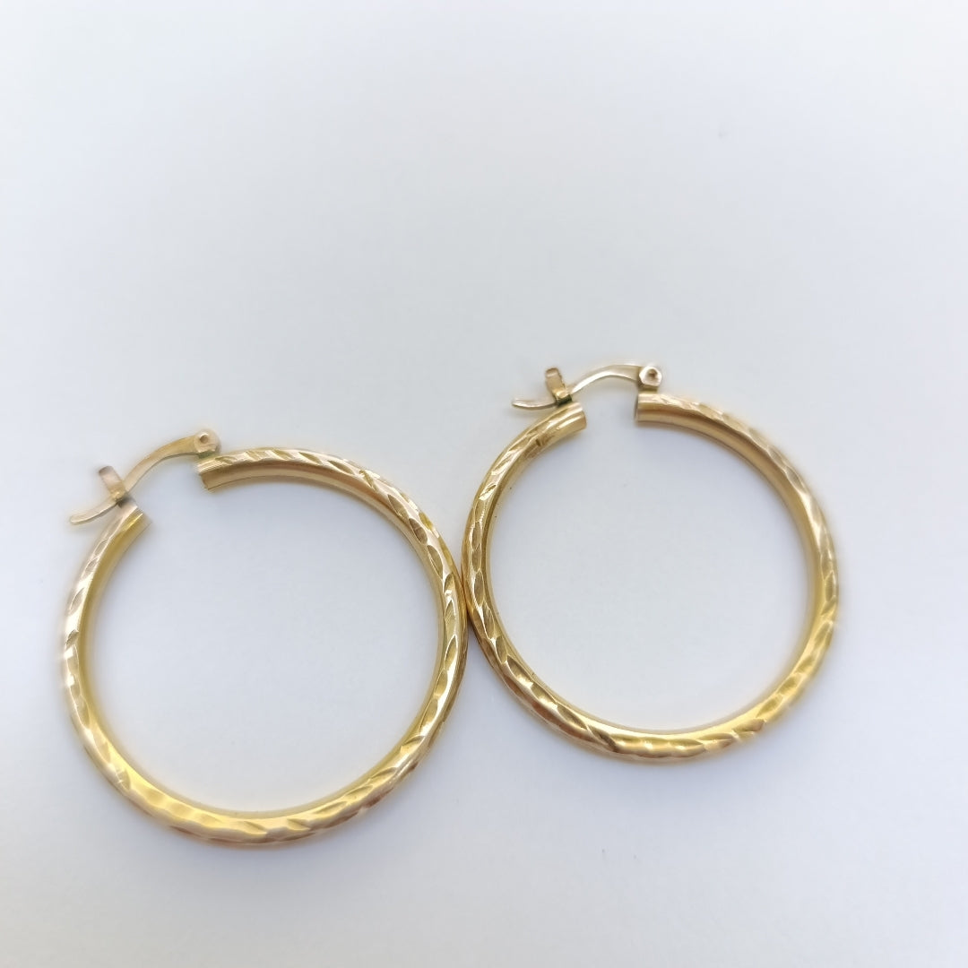 ARRACADAS PAR ORO 10 K 4.4 GRMS (SEMINUEVO)