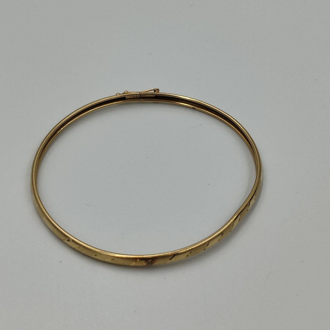 PULSERA RIGIDA ORO,ORO COMBINADO 14 K 5,80 GRMS (SEMINUEVO)