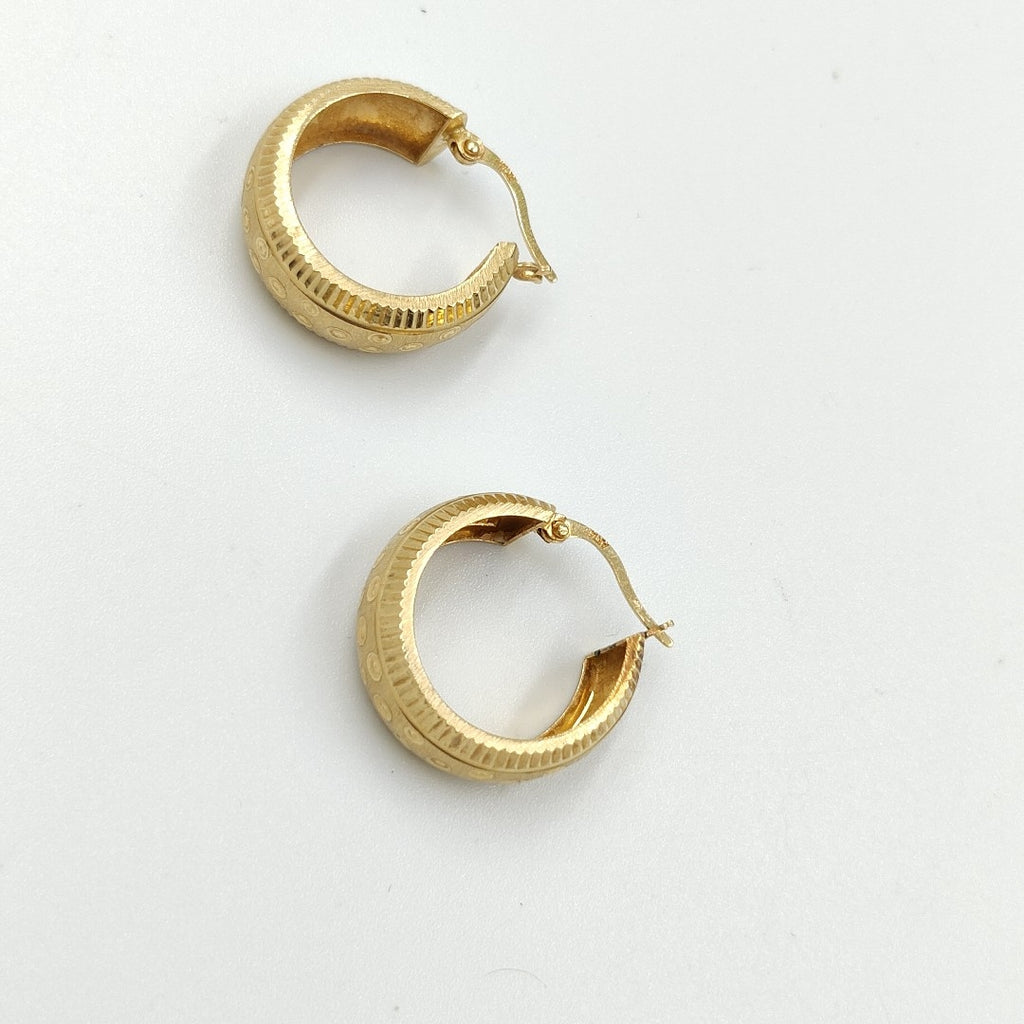 ARRACADAS PAR ORO 14 K 3.6 GRMS (SEMINUEVO)