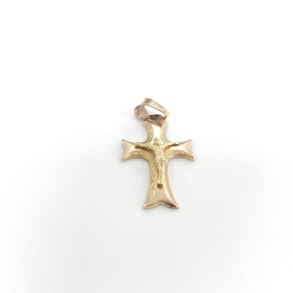 CRUCIFIJO ORO 10 K 2,70 GRMS (SEMINUEVO)