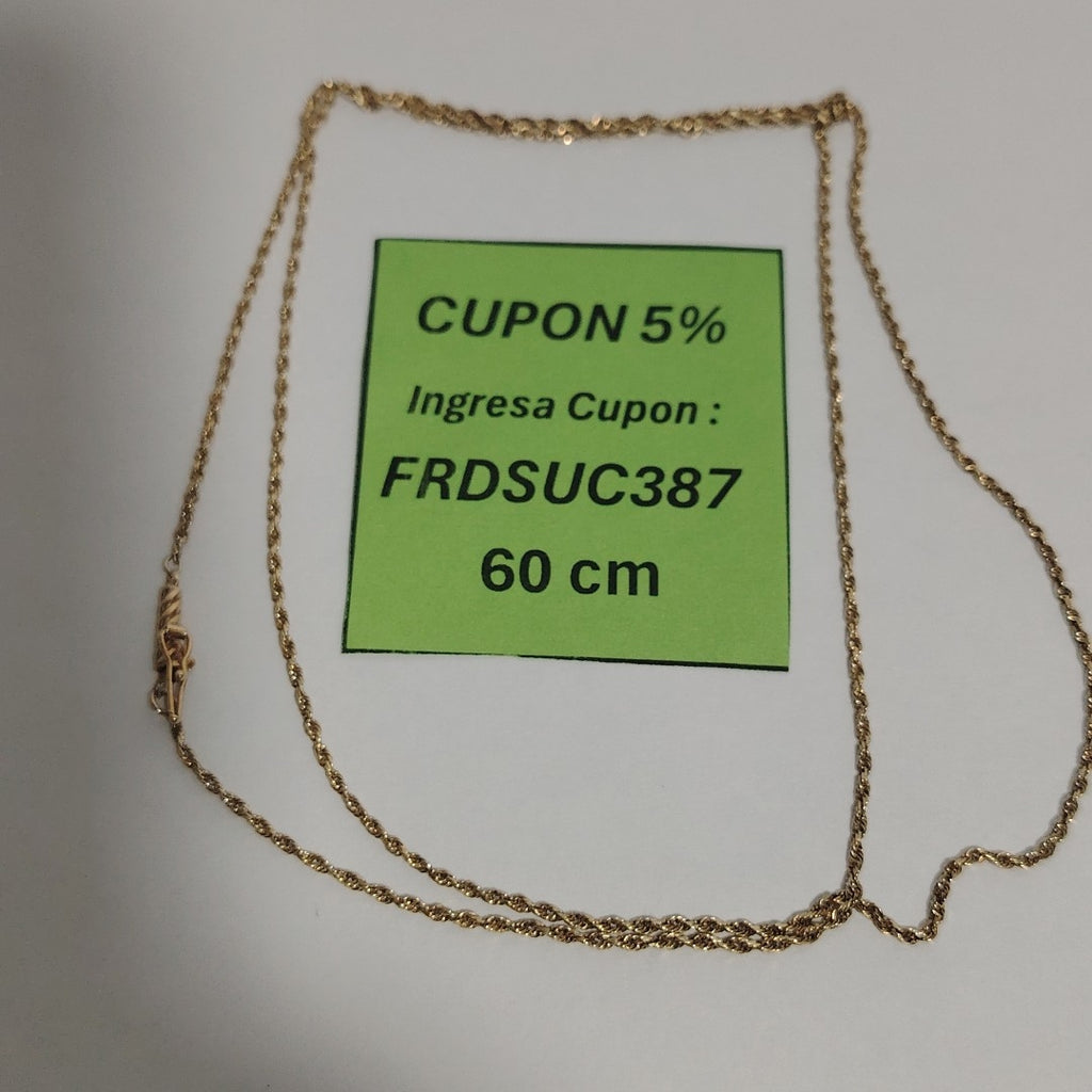 CADENA ORO 10 K 3,80 GRMS (SEMINUEVO)