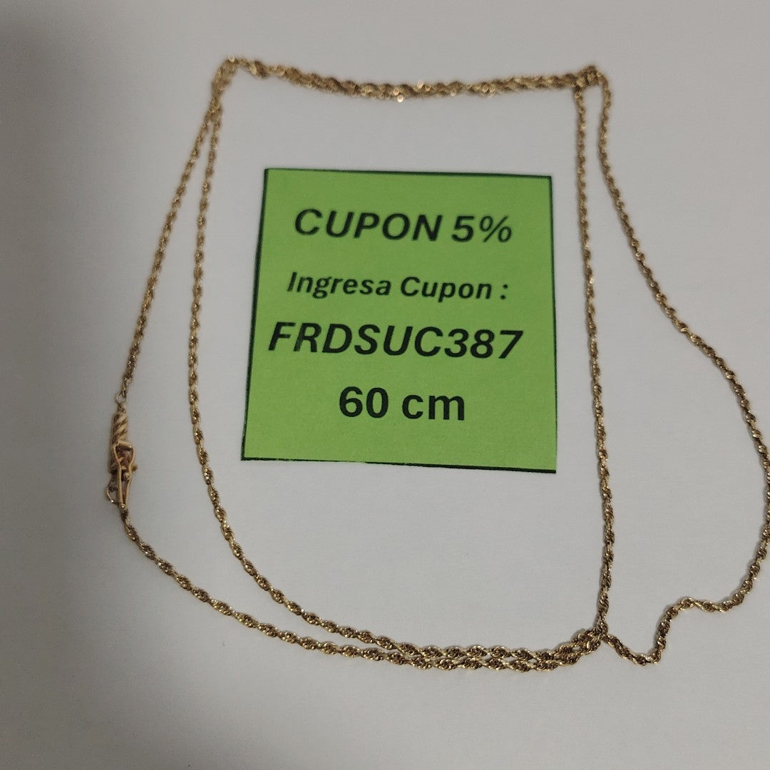 CADENA ORO 10 K 3,80 GRMS (SEMINUEVO)